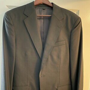 JCrew Ludlow Suit Jacket Center Vent Italian Wool 40S BLACK - Standard Lapel